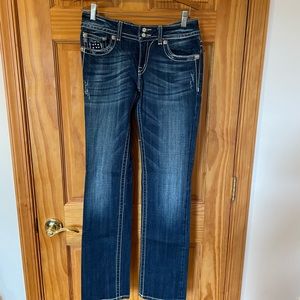 Miss Me Straight Leg Embellished Jeans